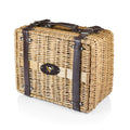 Champion Picnic Basket - Pittsburgh Penguins Wicker Basket Set with Wine and Cheese Licensed - YinzerShop