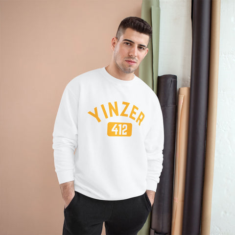 Champion Sweatshirt – 412 Yinzer Eco Crewneck Pullover With Double Dry Technology Sweatshirt - YinzerShop