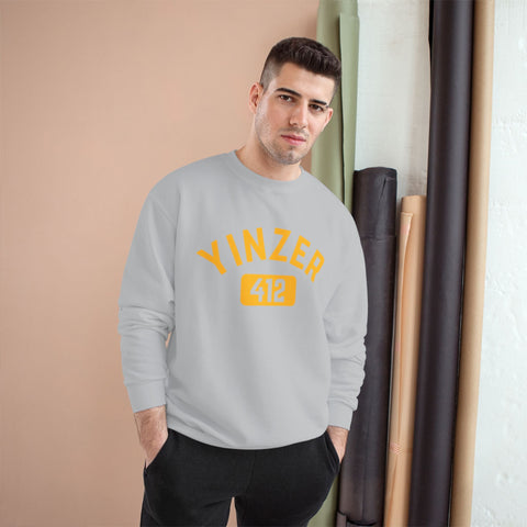 Champion Sweatshirt – 412 Yinzer Eco Crewneck Pullover With Double Dry Technology Sweatshirt - YinzerShop