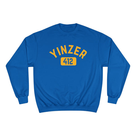 Champion Sweatshirt – 412 Yinzer Eco Crewneck Pullover With Double Dry Technology Sweatshirt - YinzerShop