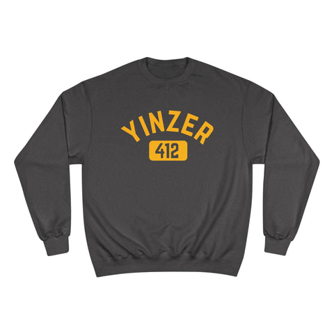 Champion Sweatshirt – 412 Yinzer Eco Crewneck Pullover With Double Dry Technology Sweatshirt - YinzerShop