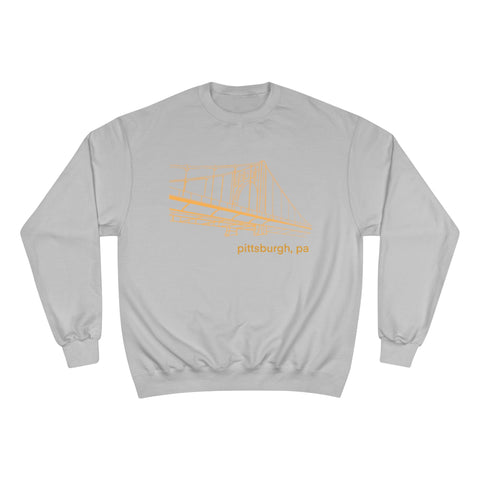 Champion Sweatshirt Clemente Bridge Style - Warm Casual Wear Cotton Polyester Blend Pullover Sweatshirt - YinzerShop
