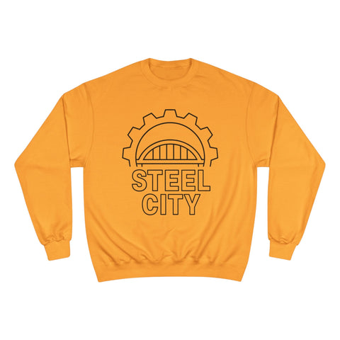Champion Sweatshirt - Eco Crew Neck Sweatshirt With Double Dry Technology Sweatshirt - YinzerShop