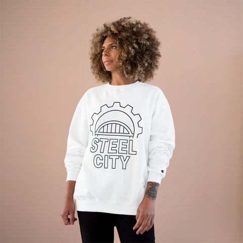 Champion Sweatshirt - Eco Crew Neck Sweatshirt With Double Dry Technology Sweatshirt - YinzerShop
