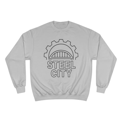 Champion Sweatshirt - Eco Crew Neck Sweatshirt With Double Dry Technology Sweatshirt - YinzerShop