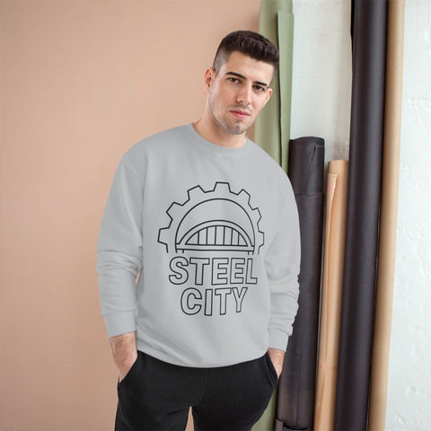 Champion Sweatshirt - Eco Crew Neck Sweatshirt With Double Dry Technology Sweatshirt - YinzerShop