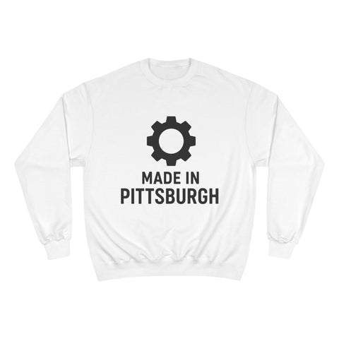 Champion Sweatshirt – Eco Crewneck Made in Pittsburgh | Warm Winter Sweatshirt Sweatshirt - YinzerShop