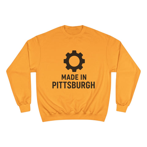 Champion Sweatshirt – Eco Crewneck Made in Pittsburgh | Warm Winter Sweatshirt Sweatshirt - YinzerShop