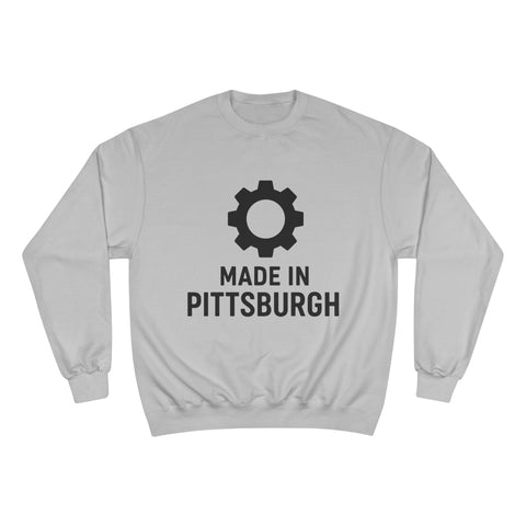 Champion Sweatshirt – Eco Crewneck Made in Pittsburgh | Warm Winter Sweatshirt Sweatshirt - YinzerShop