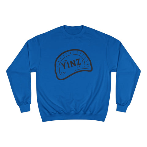 Champion Sweatshirt | Yinz Pierogi Eco Crew Neck Pullover With Double Dry Technology Sweatshirt - YinzerShop