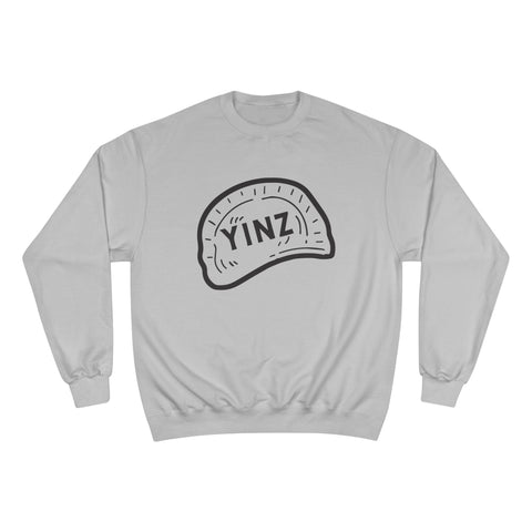 Champion Sweatshirt | Yinz Pierogi Eco Crew Neck Pullover With Double Dry Technology Sweatshirt - YinzerShop