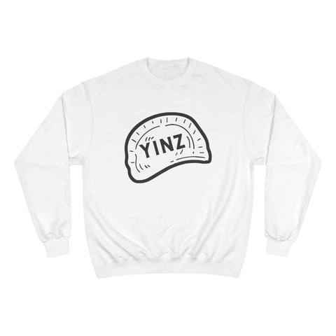 Champion Sweatshirt | Yinz Pierogi Eco Crew Neck Pullover With Double Dry Technology Sweatshirt - YinzerShop