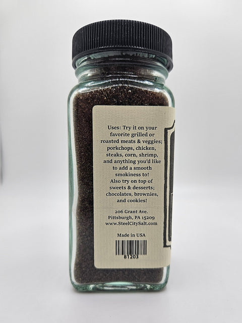 Cherrywood Smoked Salt – Gourmet Fine Grain Pacific Sea Salt for Grilled Meat Seasoning - YinzerShop