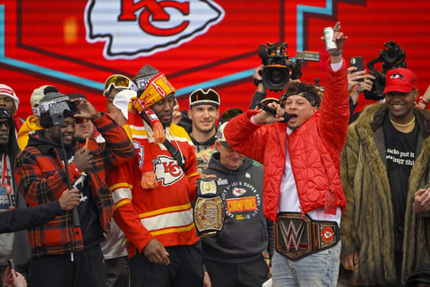 Chiefs Championship Book - Patrick Mahomes & Kansas City Chiefs 2022-23 Season Hardcover Collector Edition Book - YinzerShop