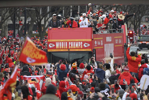 Chiefs Championship Book - Patrick Mahomes & Kansas City Chiefs 2022-23 Season Hardcover Collector Edition Book - YinzerShop