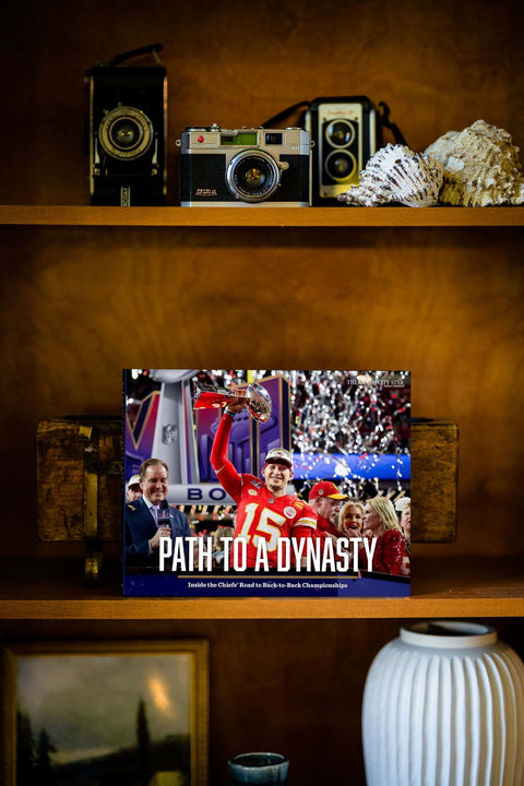 Chiefs Championship Book - Patrick Mahomes & Kansas City Chiefs Dynasty Story Hardcover Book - YinzerShop