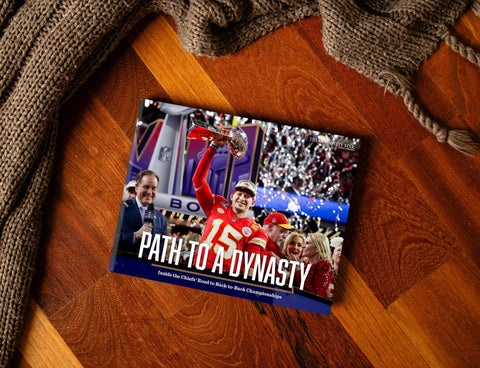 Chiefs Championship Book - Patrick Mahomes & Kansas City Chiefs Dynasty Story Hardcover Book - YinzerShop