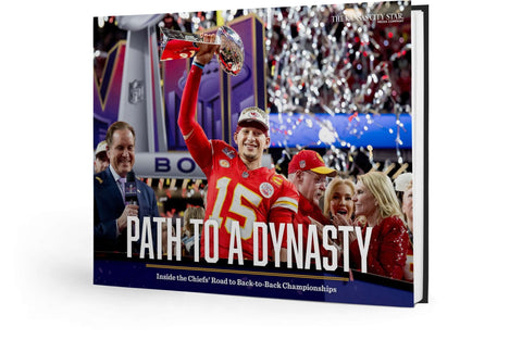 Chiefs Championship Book - Patrick Mahomes & Kansas City Chiefs Dynasty Story Hardcover Book - YinzerShop