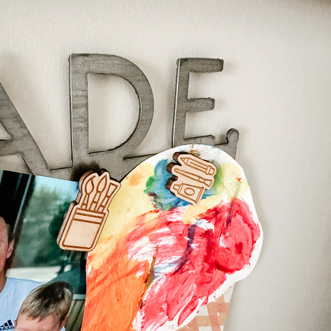 'Look What I Made' Magnetic Bar (sans serif font)