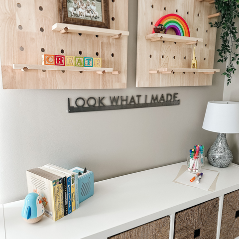 'Look What I Made' Magnetic Bar (sans serif font)