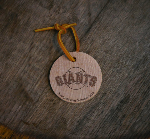 Choose From All 30 MLB Team Bat Slice Ornaments MLB Ornaments - YinzerShop