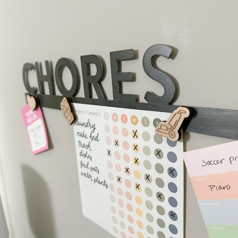 Chores Bar Wall Decor