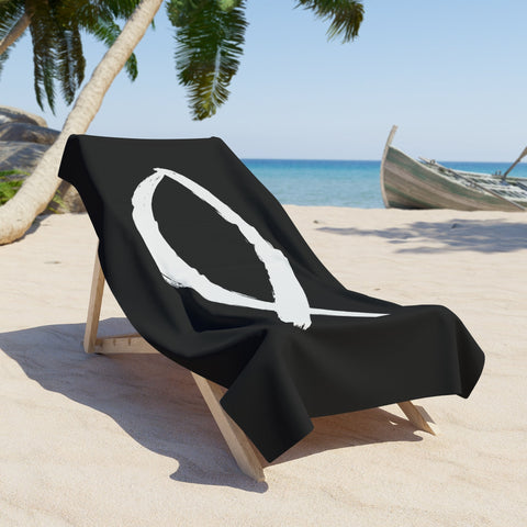 Christianity Fish Symbol - Beach Towel Home Decor - YinzerShop