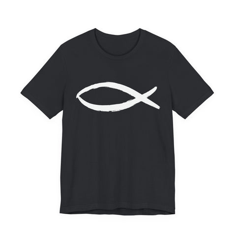 Christianity Fish Symbol - Unisex Jersey Short Sleeve Tee T-Shirt - YinzerShop