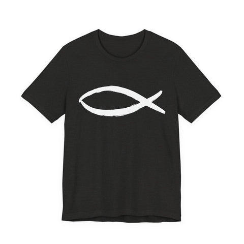 Christianity Fish Symbol - Unisex Jersey Short Sleeve Tee T-Shirt - YinzerShop