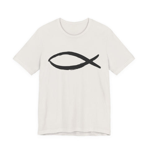 Christianity Fish Symbol - Unisex Jersey Short Sleeve Tee T-Shirt - YinzerShop