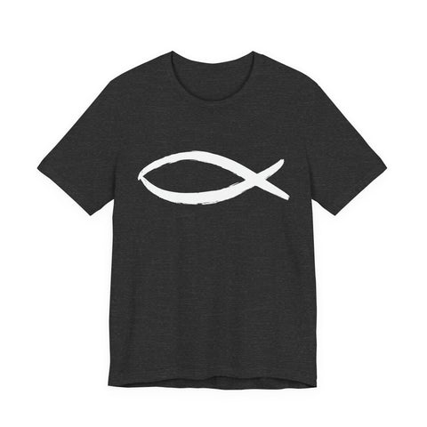 Christianity Fish Symbol - Unisex Jersey Short Sleeve Tee T-Shirt - YinzerShop