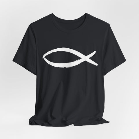 Christianity Fish Symbol - Unisex Jersey Short Sleeve Tee T-Shirt - YinzerShop