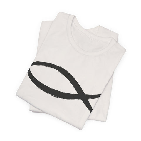 Christianity Fish Symbol - Unisex Jersey Short Sleeve Tee T-Shirt - YinzerShop