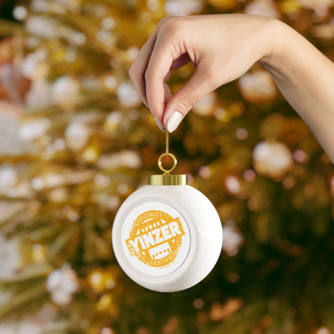 Christmas Ball Ornament - Vintage Glossy Finish Holiday Ornaments With Gold Ribbon Home Decor - YinzerShop