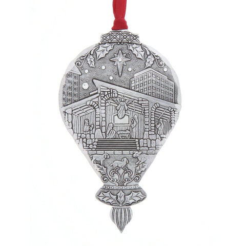 Christmas City Ornament | Wendell August Forge Handcrafted Holiday Tree Decoration Keepsake - YinzerShop