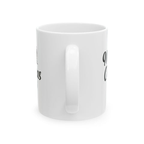 Christmas Coffee Mugs - Merry Christmas Yinz Ceramic Holiday Drinkware 11oz & 15oz Mug - YinzerShop