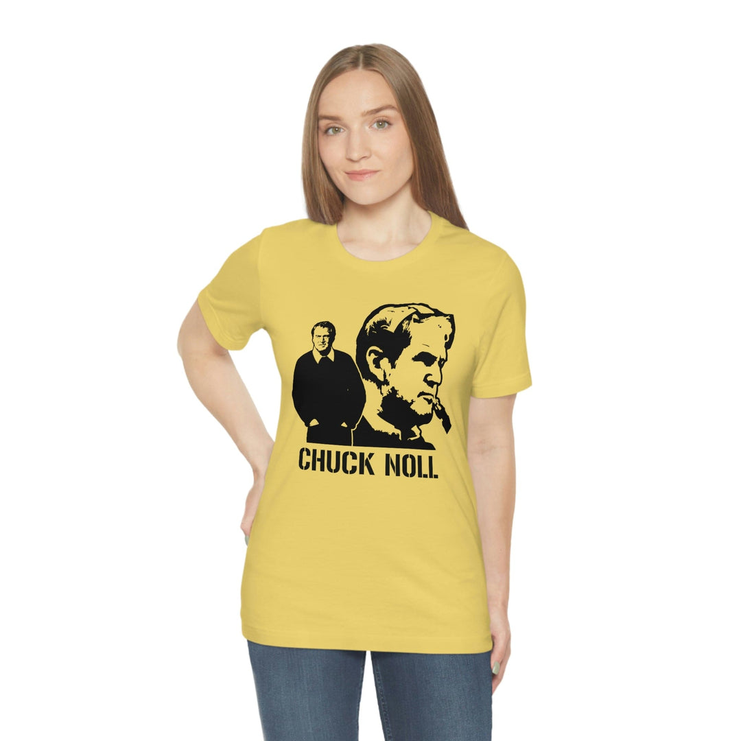 Chuck Noll Legend T-Shirt Short Sleeve Tee T-Shirt Printify   