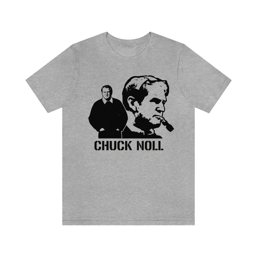 Chuck Noll Legend T-Shirt Short Sleeve Tee T-Shirt Printify Athletic Heather S 