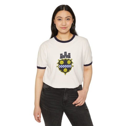 City of Pittsburgh Coat of Arms Classic Ringer T-shirt - Next Level 3604 T-Shirt - YinzerShop