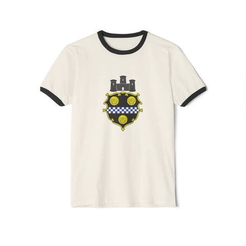 City of Pittsburgh Coat of Arms Classic Ringer T-shirt - Next Level 3604 T-Shirt - YinzerShop