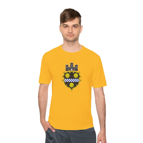 City of Pittsburgh Coat of Arms Moisture Wicking Tee - Sport-Tek ST350 T-Shirt - YinzerShop