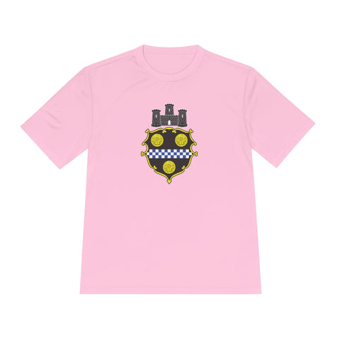 City of Pittsburgh Coat of Arms Moisture Wicking Tee - Sport-Tek ST350 T-Shirt - YinzerShop