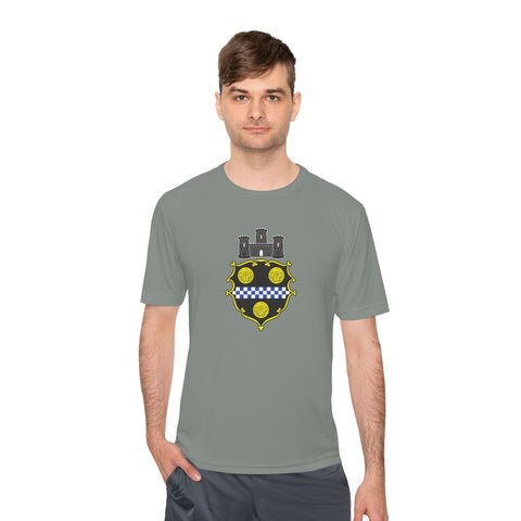 City of Pittsburgh Coat of Arms Moisture Wicking Tee - Sport-Tek ST350 T-Shirt - YinzerShop