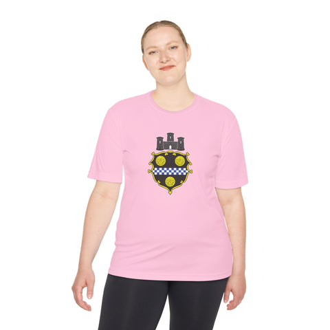 City of Pittsburgh Coat of Arms Moisture Wicking Tee - Sport-Tek ST350 T-Shirt - YinzerShop