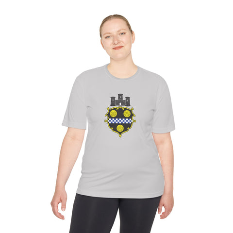 City of Pittsburgh Coat of Arms Moisture Wicking Tee - Sport-Tek ST350 T-Shirt - YinzerShop