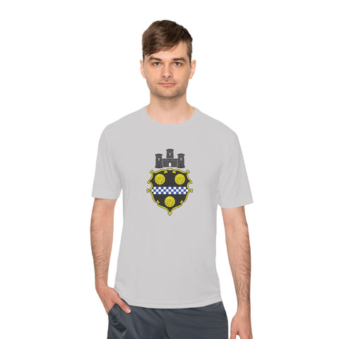 City of Pittsburgh Coat of Arms Moisture Wicking Tee - Sport-Tek ST350 T-Shirt - YinzerShop