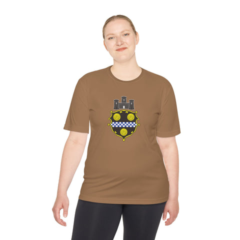 City of Pittsburgh Coat of Arms Moisture Wicking Tee - Sport-Tek ST350 T-Shirt - YinzerShop