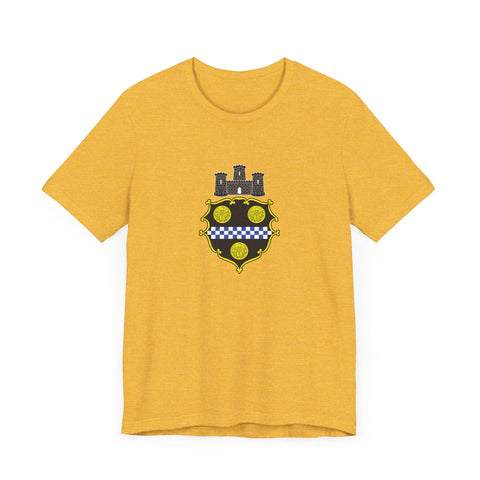 City of Pittsburgh Coat of Arms Premium Soft Cotten T-Shirt T-Shirt - YinzerShop