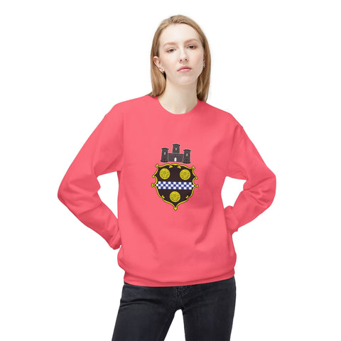 City of Pittsburgh Coat of Arms Sweatshirt - Midweight Softstyle Fleece Crewneck Sweatshirt - YinzerShop