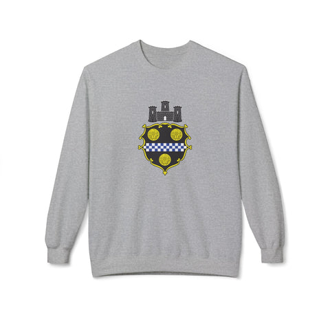 City of Pittsburgh Coat of Arms Sweatshirt - Midweight Softstyle Fleece Crewneck Sweatshirt - YinzerShop